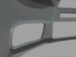 Front Bumper Mitsubishi Lancer Evolution Model 3D