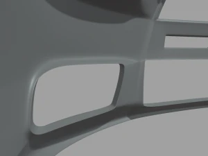 Front Bumper Mitsubishi Lancer Evolution 3D Model