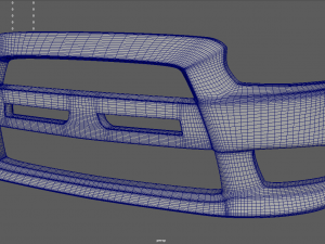 Front Bumper Mitsubishi Lancer Evolution Model 3D