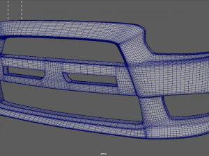 Front Bumper Mitsubishi Lancer Evolution 3D Model