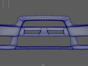Front Bumper Mitsubishi Lancer Evolution 3D Model