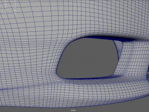 Front Bumper Mitsubishi Lancer Evolution 3D Model