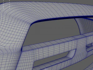 Front Bumper Mitsubishi Lancer Evolution 3D Model