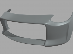 Front Bumper Nissan 400Z 3D Model