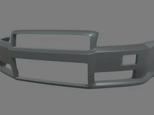 Передний бампер Nissan Skyline Custom 3D Модель