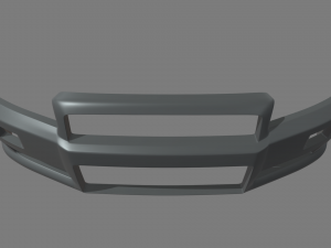 Front Bumper Nissan Skyline Custom Modelo 3D