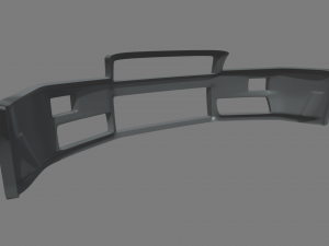 Front Bumper Nissan Skyline Custom Modelo 3D