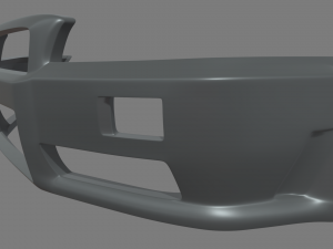 Front Bumper Nissan Skyline Custom Modelo 3D