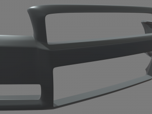 Front Bumper Nissan Skyline Custom Modelo 3D