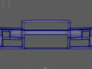 Front Bumper Nissan Skyline Custom Modelo 3D