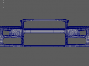 Front Bumper Nissan Skyline Custom Modelo 3D