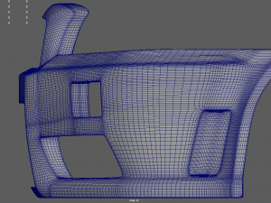 Front Bumper Nissan Skyline Custom Modelo 3D