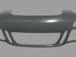 Front Bumper Porsche Custom 3D Model