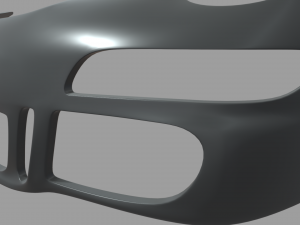 Front Bumper Porsche Custom 3D Model