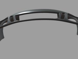 Front Bumper Porsche Custom 3D Model