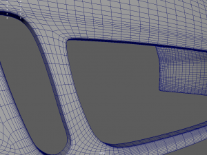 Front Bumper Porsche Custom 3D Model