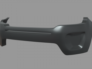Front Bumper Range Rover Evoque 3D Model