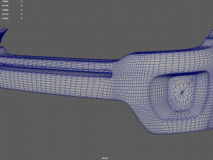 Front Bumper Range Rover Evoque Modello 3D