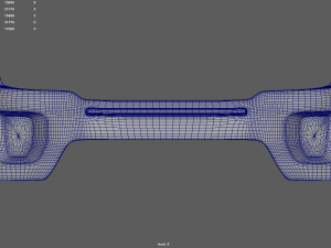 Front Bumper Range Rover Evoque Modello 3D