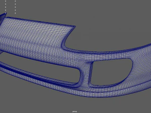 Front Bumper Toyota Supra 3D Model
