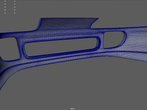 Front Bumper Toyota Supra 3D Model