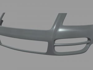 Front Bumper Volkswagen Touareg 3D Model