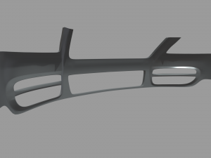 Front Bumper Volkswagen Touareg Model 3D