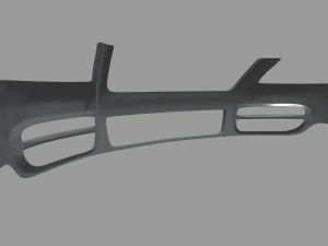 Front Bumper Volkswagen Touareg 3D Model