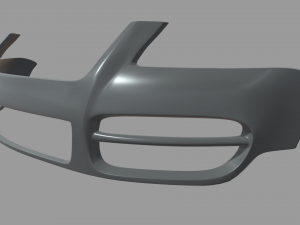 Front Bumper Volkswagen Touareg Model 3D