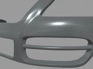 Front Bumper Volkswagen Touareg 3D Model