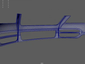 Front Bumper Volkswagen Touareg 3D Model