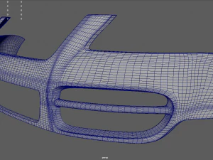 Front Bumper Volkswagen Touareg 3D Model