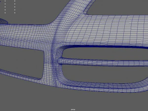 Front Bumper Volkswagen Touareg 3D Model
