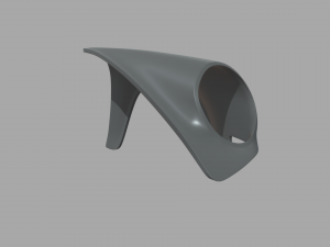 Front Fender Porsche Custom 3D-Modell