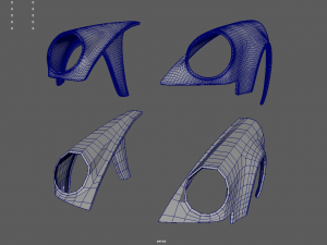Front Fender Porsche Custom 3D-Modell