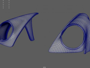 Front Fender Porsche Custom 3D Model