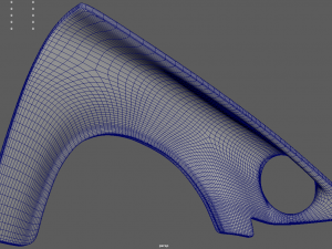 Front Fender Porsche Custom 3D-Modell