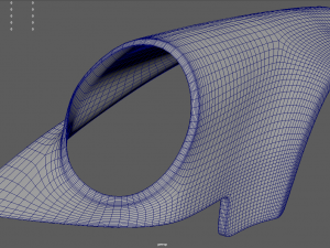 Front Fender Porsche Custom 3D-Modell