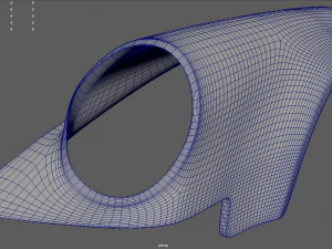 Front Fender Porsche Custom 3D Model