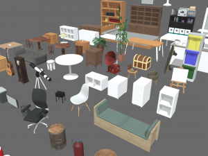 Furniture Pack Modèle 3D