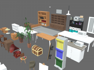Furniture Pack Modèle 3D