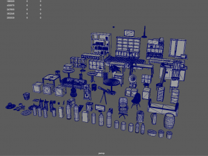 Furniture Pack Modèle 3D