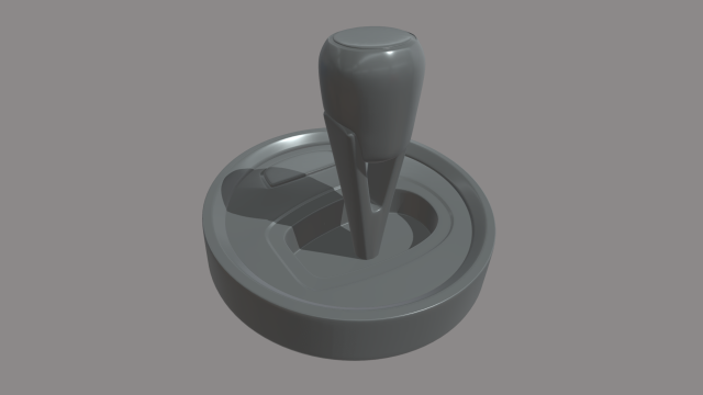 Gear Lever 01 Model 3D .c4d .max .obj .3ds .fbx .stl .blend 