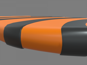 Candy Candy orange and fish 3D-Modell