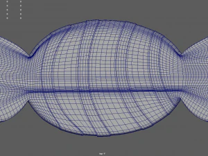 Candy Candy orange and fish 3D Model