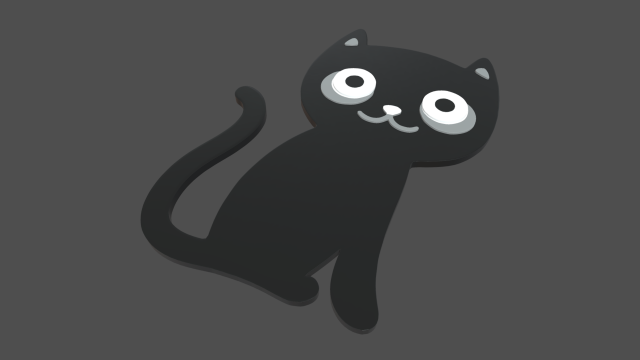Cat Candy Modèle 3D .c4d .max .obj .3ds .fbx .stl .blend 