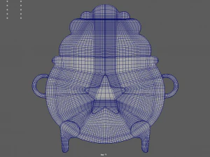 Halloween Magic Caouldron Candy 3D Model