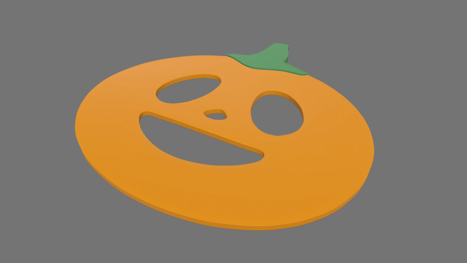 Pumpkin Candy 3D Model .c4d .max .obj .3ds .fbx .stl .blend 