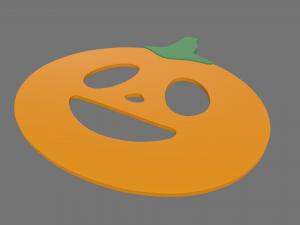 Pumpkin Candy 3D Model