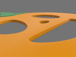 Pumpkin Candy 3D Model